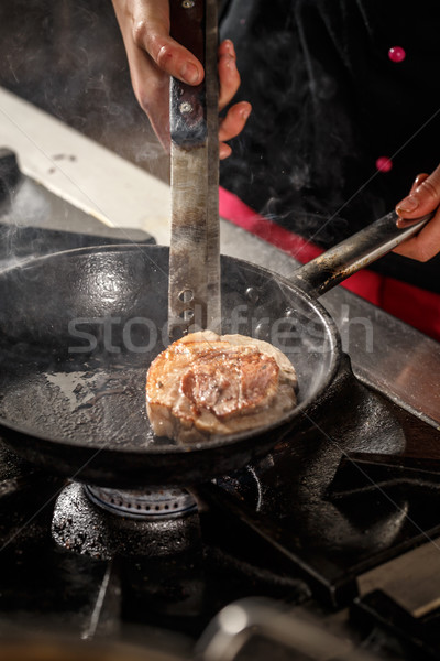 Pork meat steak  Stock photo © grafvision