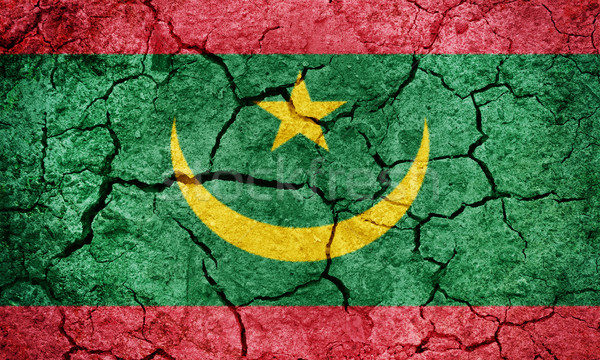 Islamic Republic of Mauritania flag Stock photo © grafvision