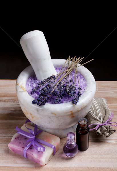 Lavender spa setting Stock photo © grafvision