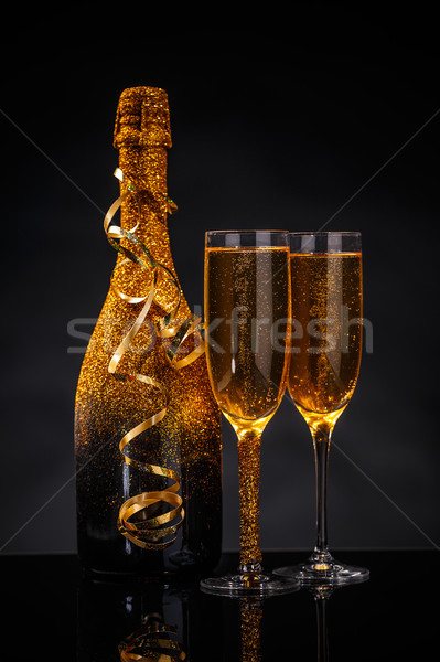 Champagne glasses Stock photo © grafvision