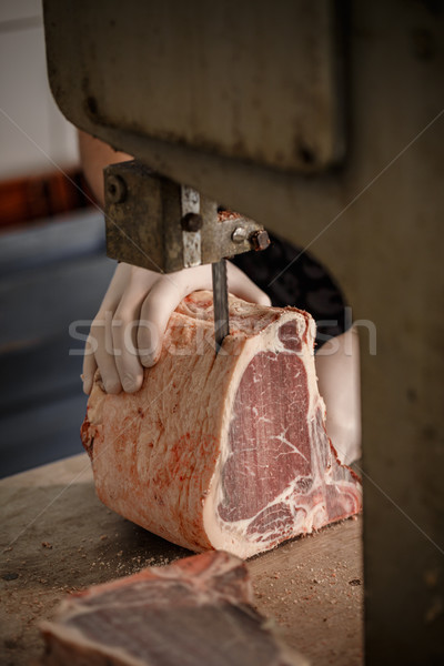 Macellaio carne carne Foto d'archivio © grafvision