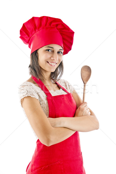 Chef woman Stock photo © grafvision