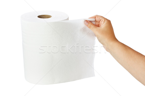 White paper towel roll Stock photo © grafvision