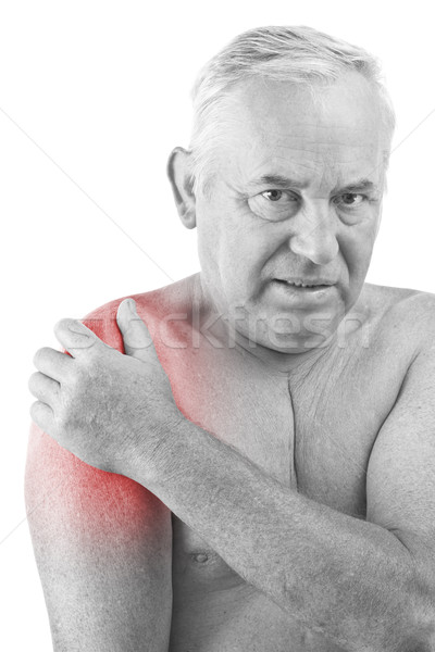 Stock photo: man with pain