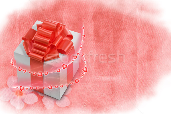 Stock photo: Giftbox for valentine's day 