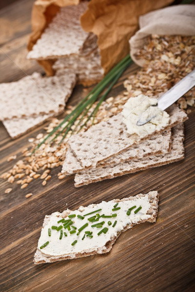 Wholemeal crispbread Stock photo © grafvision