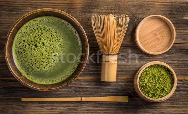 Green tea matcha Stock photo © grafvision