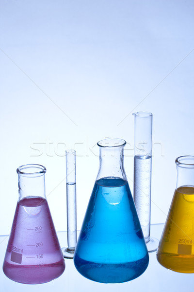 Stock photo: laboratory glassware