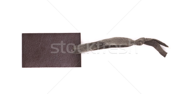 Brown blank product label Stock photo © grafvision