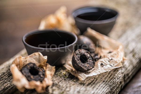 Pressed tea leaves Stock photo © grafvision