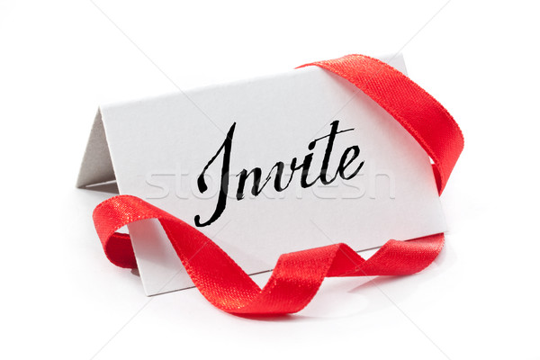 Invite Stock photo © grafvision
