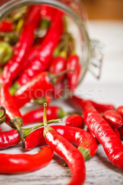 Stock photo: Chili peppers 