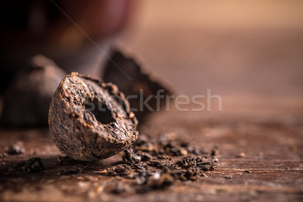 Pu-erh tea leaves Stock photo © grafvision