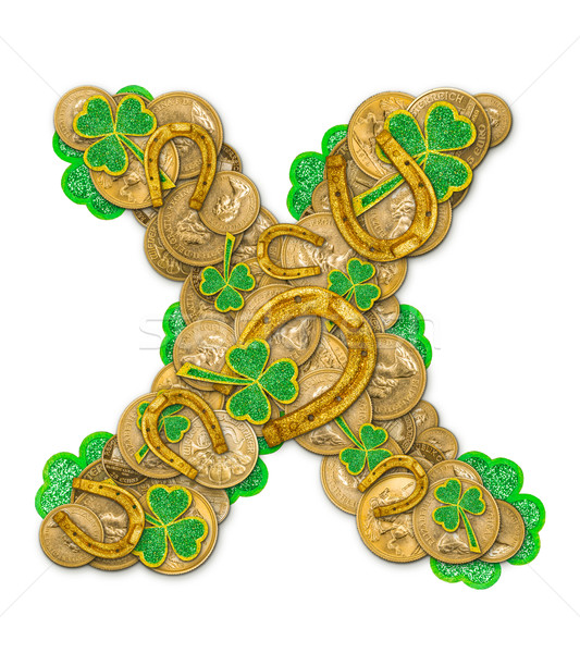 St. Patricks Day holiday letter X  Stock photo © grafvision