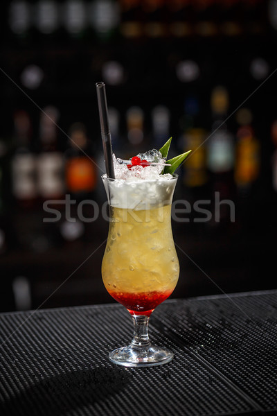 Foto stock: Cóctel · bar · contra · club · nocturno · frutas · beber