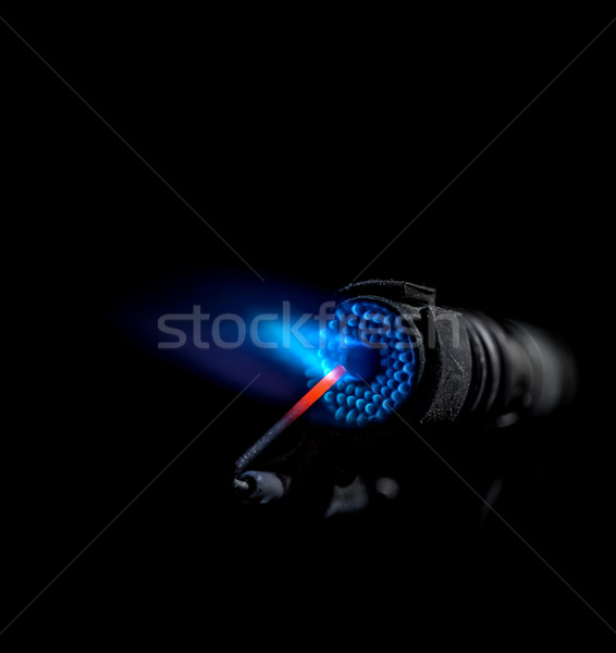 Gas burner flame Stock photo © grafvision