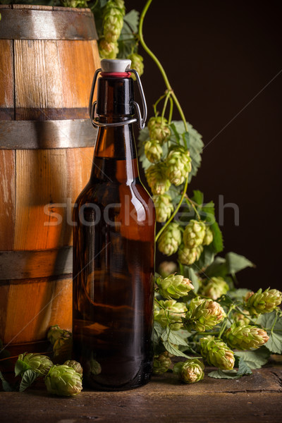 Still life with beer bottle Stock photo © grafvision