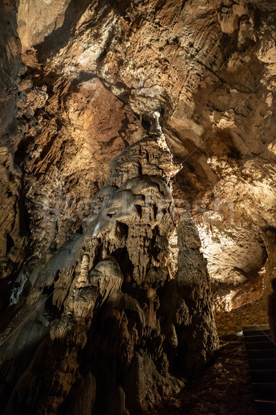 Jaskini ściany charakter tle kamień wnętrza Zdjęcia stock © grafvision