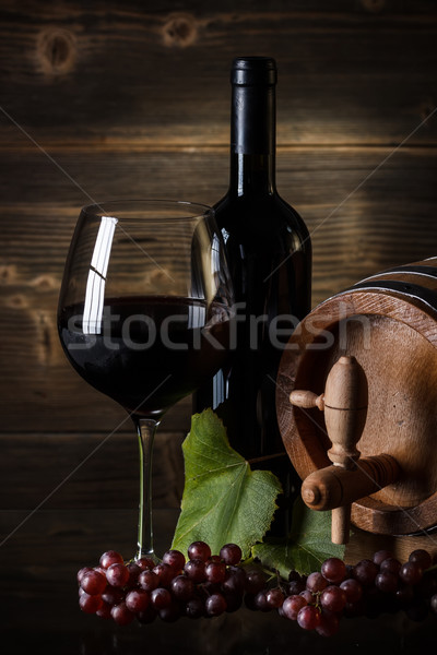 Still life with red wine Stock photo © grafvision