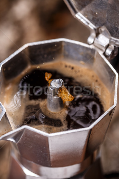 Italian traditional coffee maker Stock photo © grafvision