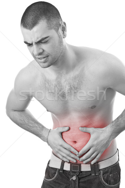 stomach in pain Stock photo © grafvision