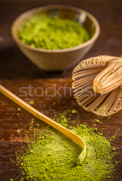 Green matcha tea  Stock photo © grafvision