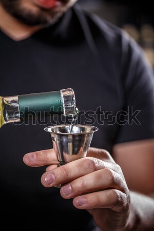 Bartender at work Stock photo © grafvision