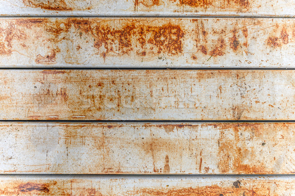 Enferrujado velho metal textura do metal parede abstrato Foto stock © grafvision