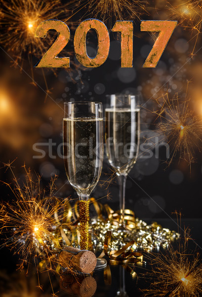 New Years Eve celebration Stock photo © grafvision