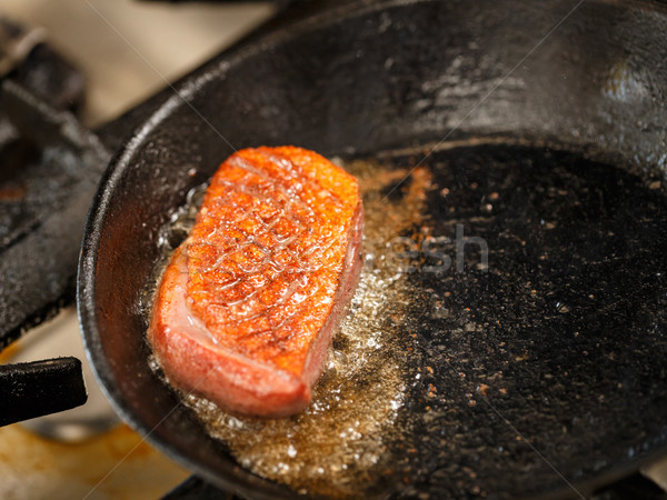 Goose breast frying  Stock photo © grafvision