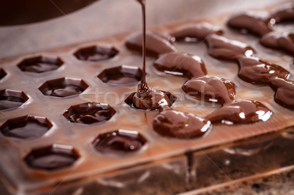 шоколадом плесень конфеты десерта Sweet Сток-фото © grafvision