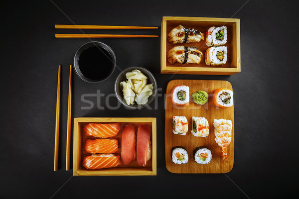 Sushi and sushi rolls Stock photo © grafvision