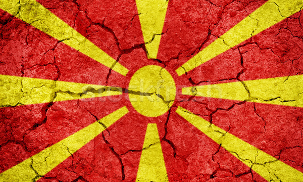 Republic of Macedonia flag Stock photo © grafvision