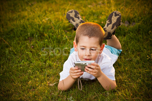Preschooler boy Stock photo © grafvision