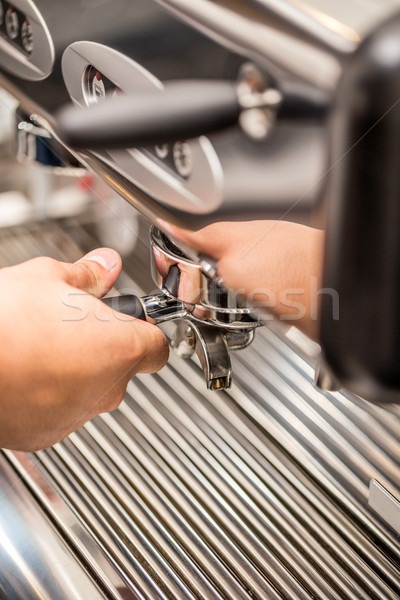 Professional coffee machine Stock photo © grafvision