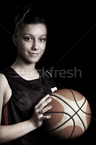 female basketball Stock photo © grafvision