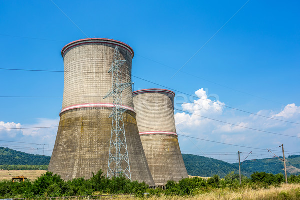 Coal fired power station Stock photo © grafvision