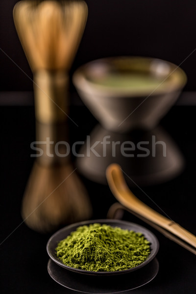 Powder green tea Stock photo © grafvision
