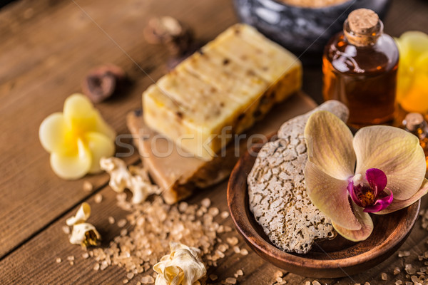 Brown dayspa nature set  Stock photo © grafvision