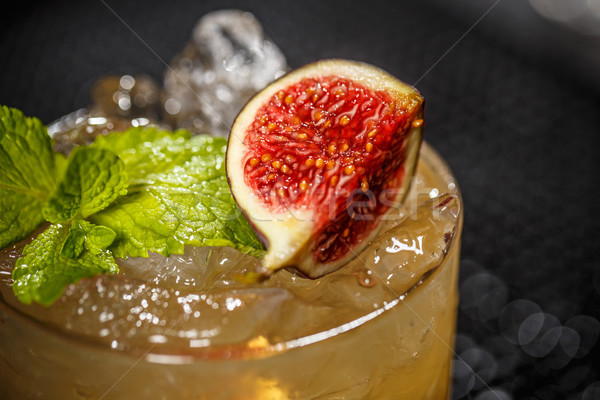 Cocktail Glas eisgekühlt erfrischend Stock foto © grafvision