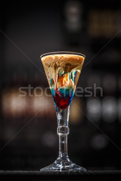 Vreemdeling hersenen cocktail partij vrienden Stockfoto © grafvision