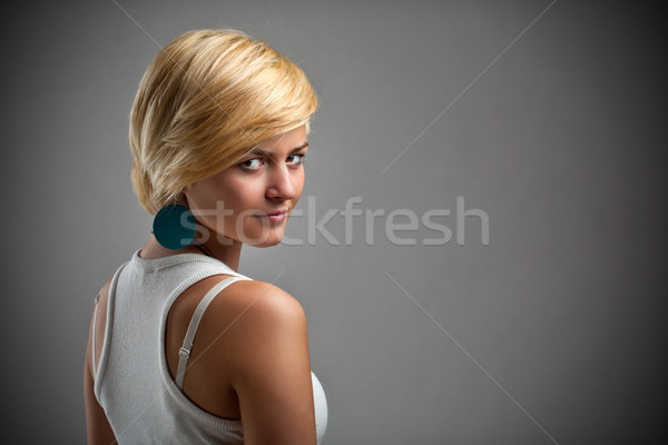 [[stock_photo]]: Charme · jeunes · blond · belle · femme