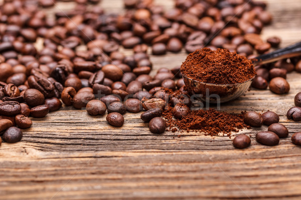 Fresh coffee beans Stock photo © grafvision