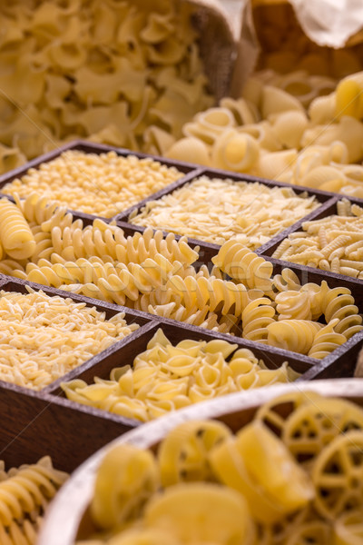 Stock photo: Various pasta