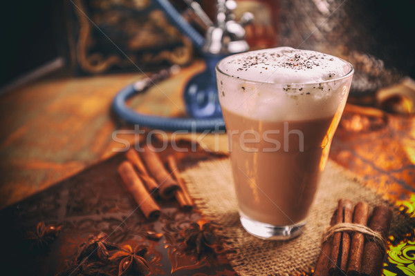 Chai latte spiced tea Stock photo © grafvision