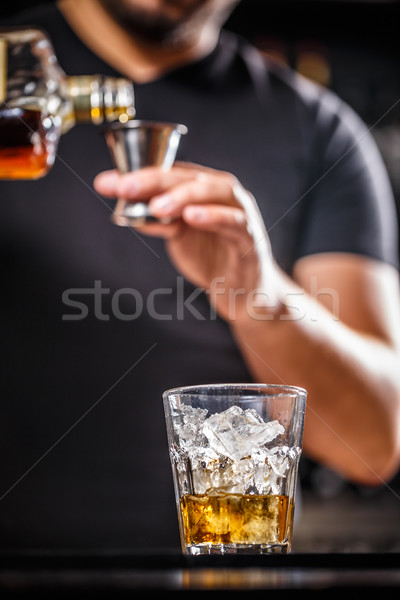 Bartender at work Stock photo © grafvision