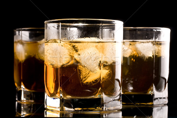 Beber dulce hielo vidrio fondo ola Foto stock © grafvision