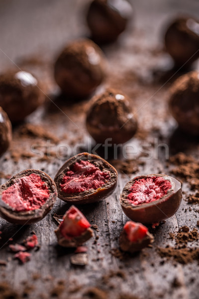 Dried strawberry Stock photo © grafvision