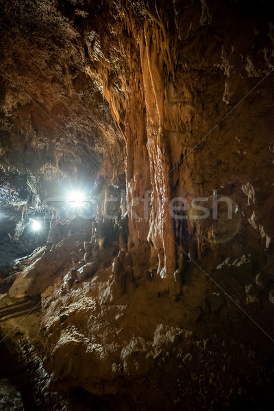 Close up of big dropstones Stock photo © grafvision