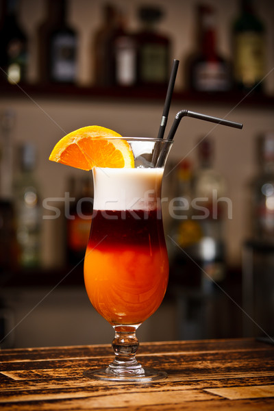 cocktail with orange Stock photo © grafvision